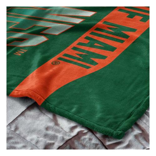 TheNorthwest Miami Hurricanes Silk Touch Throw Blanket - Primary Image