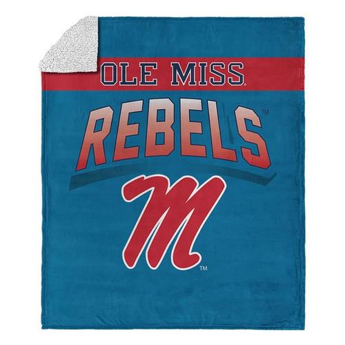 TheNorthwest Mississippi Rebels Silk Touch Sherpa Throw Blanket - Primary Image