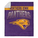 TheNorthwest Northern Iowa Panthers Silk Touch Sherpa Throw Blanket - Thumbnail 1 of 3