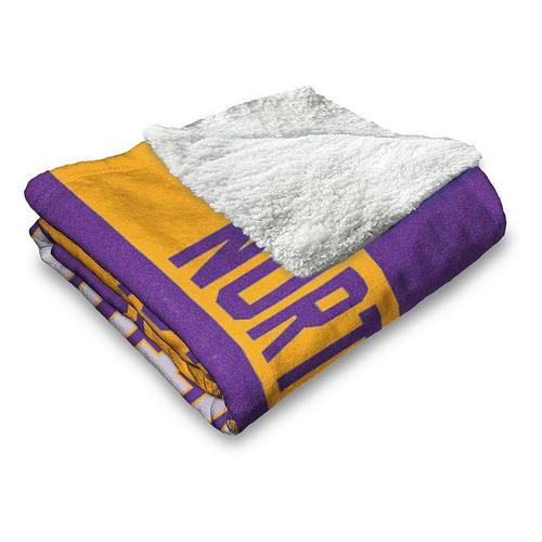 TheNorthwest Northern Iowa Panthers Silk Touch Sherpa Throw Blanket - Primary Image