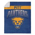 TheNorthwest Pittsburgh Panthers Silk Touch Sherpa Throw Blanket - Thumbnail 1 of 3