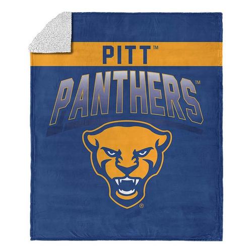 TheNorthwest Pittsburgh Panthers Silk Touch Sherpa Throw Blanket - Primary Image