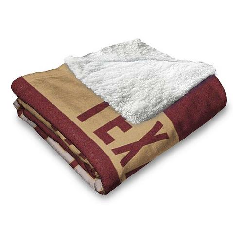TheNorthwest Texas State Bobcats Silk Touch Sherpa Throw Blanket - Primary Image
