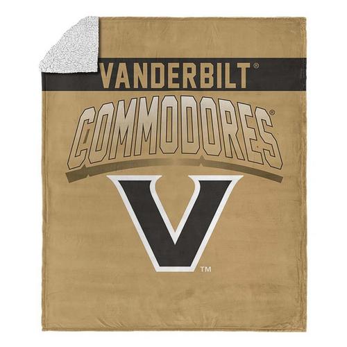 TheNorthwest Vanderbilt Commodores Silk Touch Sherpa Throw Blanket - Primary Image