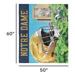 TheNorthwest Notre Dame Fighting Irish Clover Silk Touch Throw Blanket - Thumbnail 4 of 4