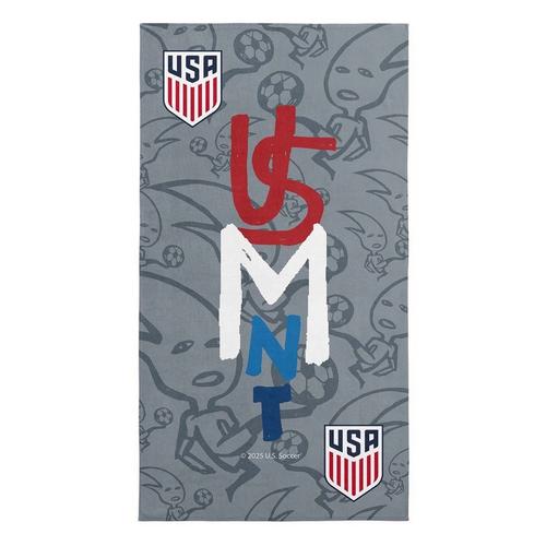 TheNorthwest USA Soccer Head Beach Towel - Primary Image