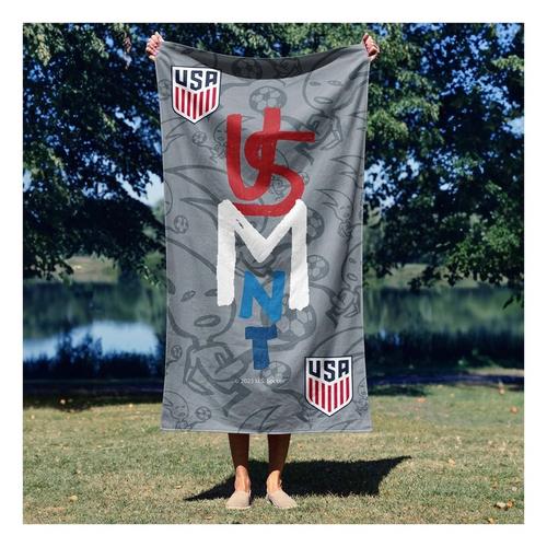 TheNorthwest USA Soccer Head Beach Towel - Primary Image