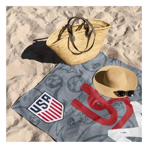 TheNorthwest USA Soccer Head Beach Towel - Primary Image