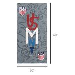 TheNorthwest USA Soccer Head Beach Towel - Thumbnail 4 of 4