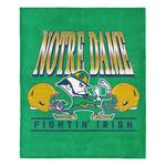TheNorthwest Notre Dame Fighting Irish Football Silk Touch Throw Blanket - Thumbnail 1 of 4