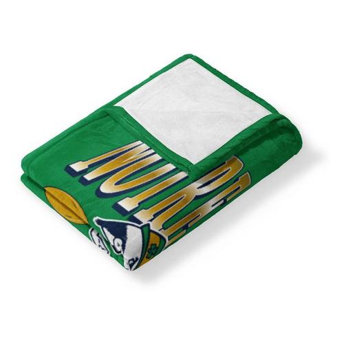 TheNorthwest Notre Dame Fighting Irish Football Silk Touch Throw Blanket - Primary Image