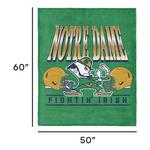 TheNorthwest Notre Dame Fighting Irish Football Silk Touch Throw Blanket - Thumbnail 4 of 4