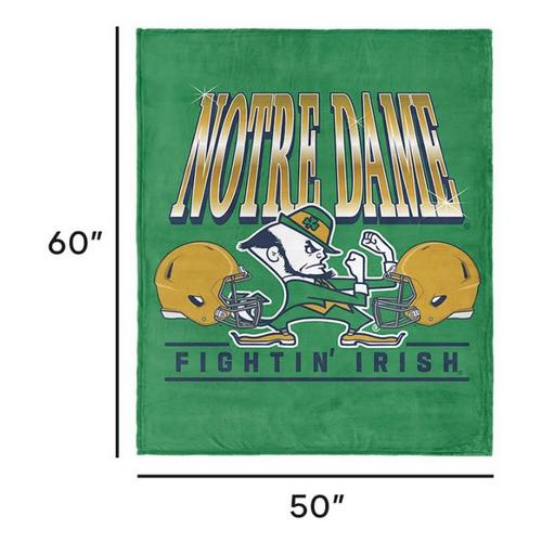 TheNorthwest Notre Dame Fighting Irish Football Silk Touch Throw Blanket - Primary Image