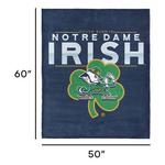 TheNorthwest Notre Dame Fighting Irish Territory Silk Touch Throw Blanket - Thumbnail 4 of 4
