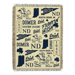 TheNorthwest Notre Dame Fighting Irish Woven Tapestry Throw Blanket - Thumbnail 1 of 4