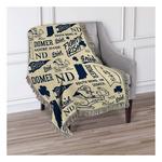 TheNorthwest Notre Dame Fighting Irish Woven Tapestry Throw Blanket - Thumbnail 3 of 4