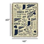 TheNorthwest Notre Dame Fighting Irish Woven Tapestry Throw Blanket - Thumbnail 4 of 4