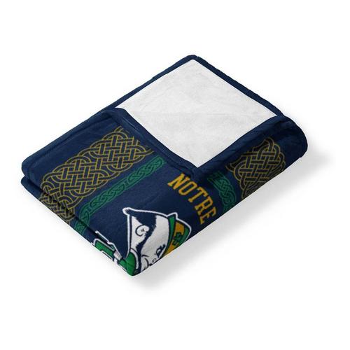 TheNorthwest Notre Dame Fighting Irish Heritage Silk Touch Throw Blanket - Primary Image