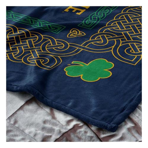 TheNorthwest Notre Dame Fighting Irish Heritage Silk Touch Throw Blanket - Primary Image