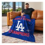 TheNorthwest Los Angeles Dodgers 2025 World Series Champions Silk Touch Throw Blanket - Thumbnail 4 of 5
