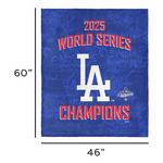 TheNorthwest Los Angeles Dodgers 2025 World Series Champions Silk Touch Throw Blanket - Thumbnail 5 of 5