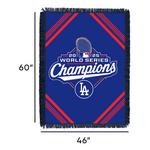 TheNorthwest Los Angeles Dodgers 2025 World Series Champions Shoestring Woven Tapestry - Thumbnail 4 of 4