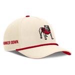 Nike Georgia Bulldogs Rise Vintage Stretch Fit Hat - Thumbnail 3 of 5
