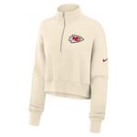 Nike Women's Kansas City Chiefs Phoenix Legacy 1/4 Zip - Thumbnail 1 of 2