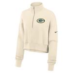 Nike Women's Green Bay Packers Phoenix Legacy 1/4 Zip - Thumbnail 1 of 2