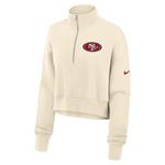 Nike Women's San Francisco 49ers Phoenix Legacy 1/4 Zip - Thumbnail 1 of 2