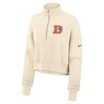 Nike Women's Denver Broncos Phoenix Legacy 1/4 Zip - Thumbnail 1 of 2