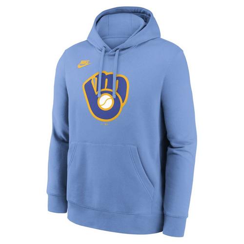 Nike Milwaukee Brewers Cooperstown Collection Club Hoodie - Primary Image