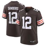 Nike Cleveland Browns Shedeur Sanders #12 Game Jersey - Thumbnail 1 of 3