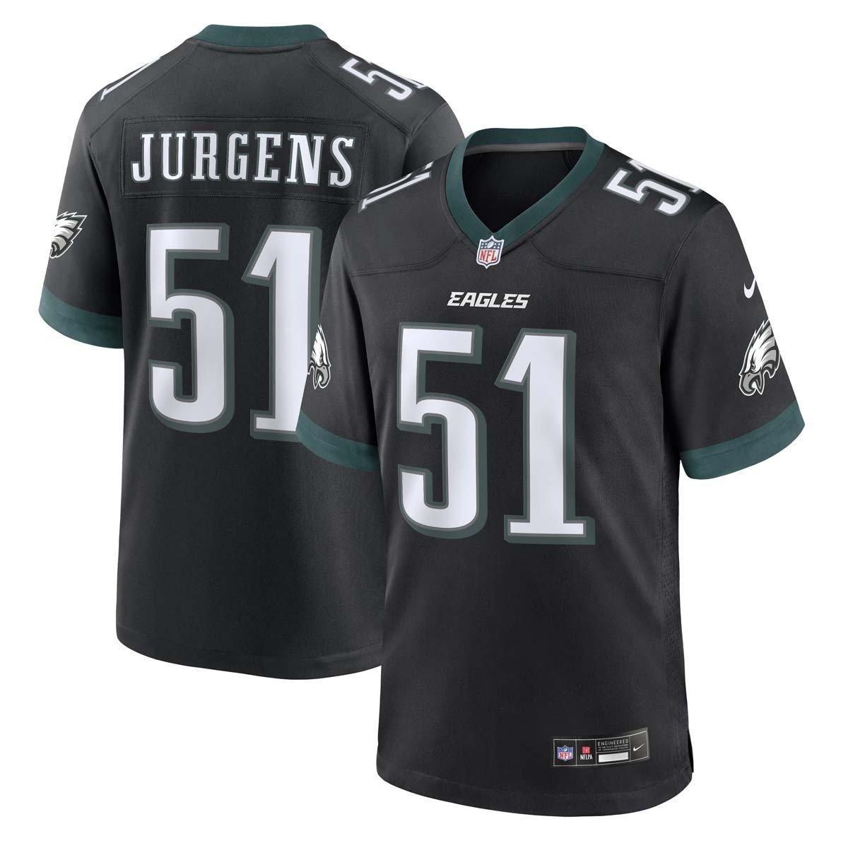 Nike Philadelphia Eagles Cam Jurgens #51 Game Jersey