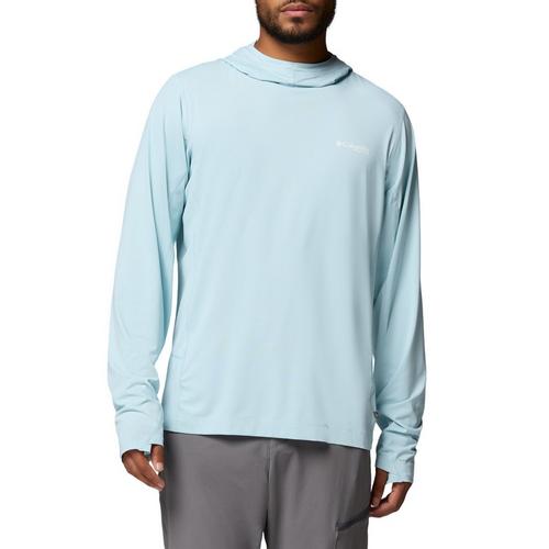 Men's Columbia Shoaltech Long Sleeve Hooded T-Shirt - Primary Image