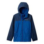 Boys' Columbia Rainy Trails III Fleece Lined Hooded Rain Jacket - Thumbnail 1 of 3