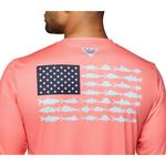 Men's Columbia PFG Terminal Tackle Fish Flag Long Sleeve T-Shirt - Thumbnail 3 of 5