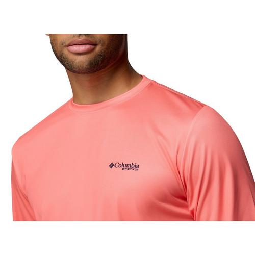 Men's Columbia PFG Terminal Tackle Fish Flag Long Sleeve T-Shirt - Primary Image