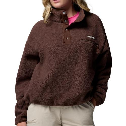 suis@〈ⓛ〉  Women's Columbia Helvetia II Cropped Half Snap Pullover 1/4 Snap