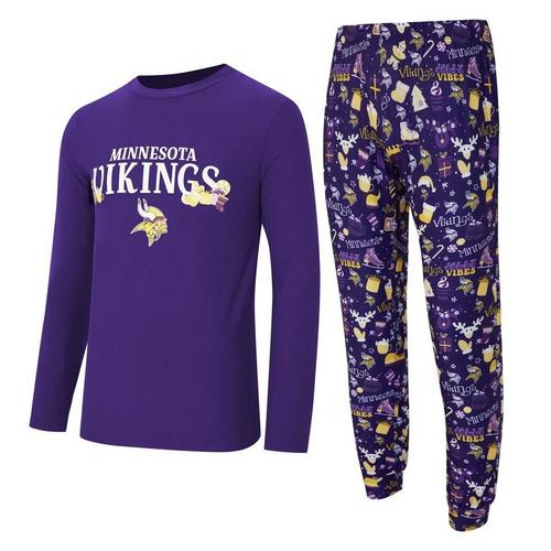 Concepts Sport Minnesota Vikings Chestnut Pajama Set - Primary Image