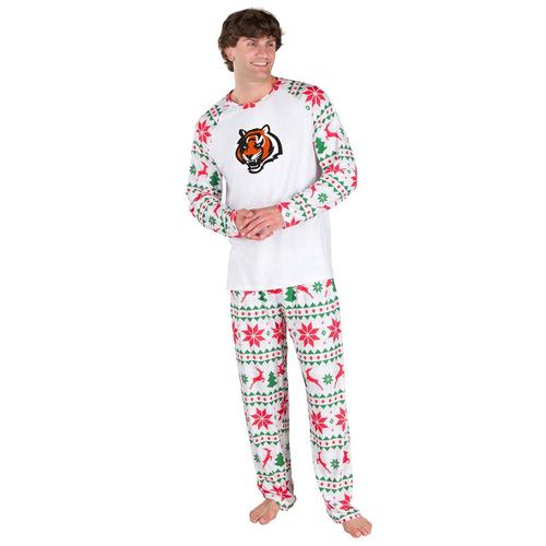 Concepts Sport Cincinnati Bengals Tidings Knit Top & Pant Pajama Set - Primary Image