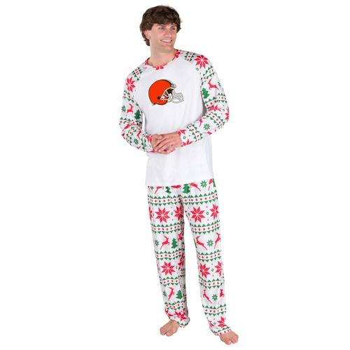 Concepts Sport Cleveland Browns Tidings Knit Top & Pant Pajama Set - Primary Image