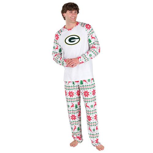 Concepts Sport Green Bay Packers Tidings Knit Top & Pant Pajama Set - Primary Image