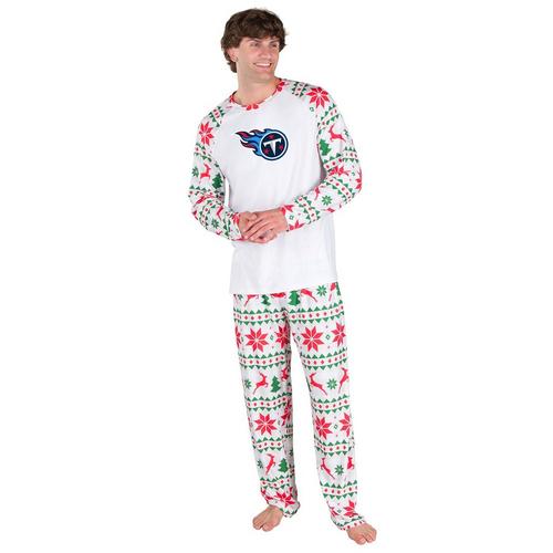 Concepts Sport Tennessee Titans Tidings Knit Top & Pant Pajama Set - Primary Image