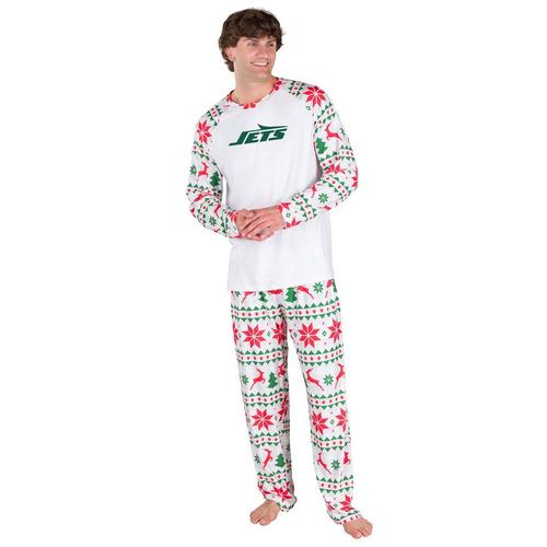 Concepts Sport New York Jets Tidings Knit Top & Pant Pajama Set - Primary Image