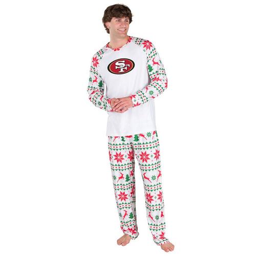 Concepts Sport San Francisco 49ers Tidings Knit Top & Pant Pajama Set - Primary Image