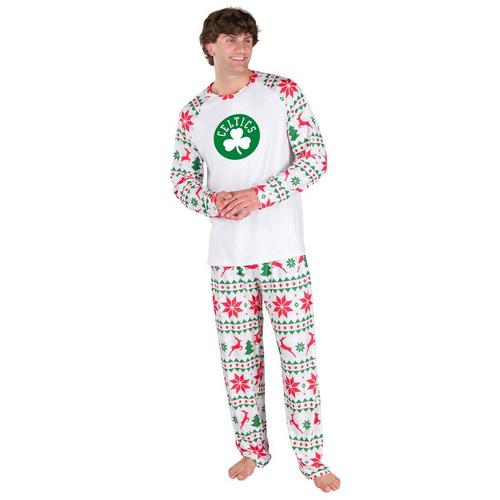 Concepts Sport Boston Celtics Tidings Knit Top & Pant Pajama Set - Primary Image
