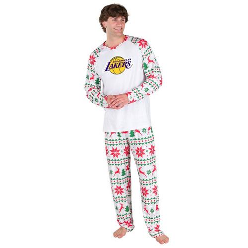 Concepts Sport Los Angeles Lakers Tidings Knit Top & Pant Pajama Set - Primary Image