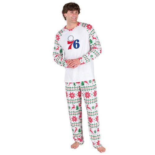 Concepts Sport Philadelphia 76ers Tidings Knit Top & Pant Pajama Set - Primary Image