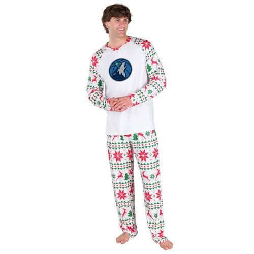 Concepts Sport Minnesota Timberwolves Tidings Knit Top & Pant Pajama Set - Primary Image